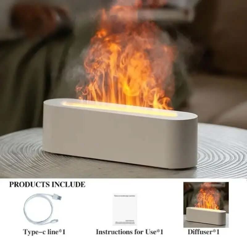diffuseur d'arômes à effet flamme Les Visionnaires