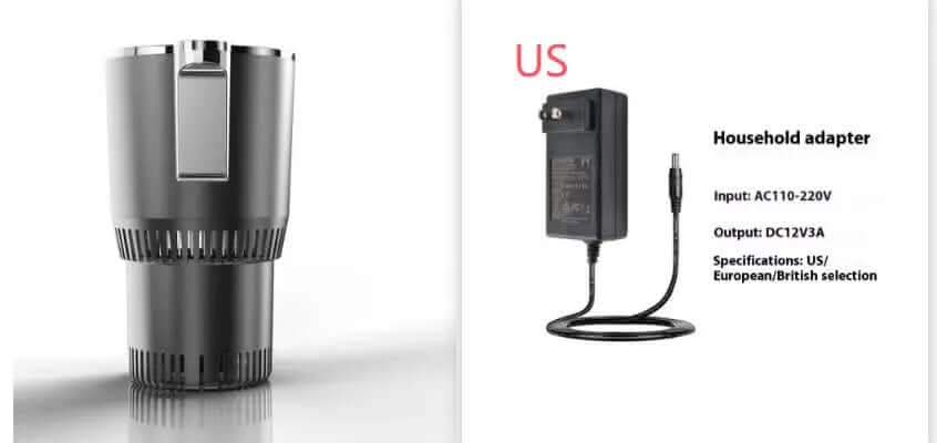 Porte-gobelet chauffant et rafraîchissant 2 en 1 pour voiture, 12 V Les Visionnaires
