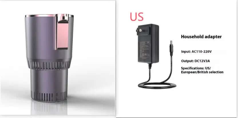 Porte-gobelet chauffant et rafraîchissant 2 en 1 pour voiture, 12 V Les Visionnaires