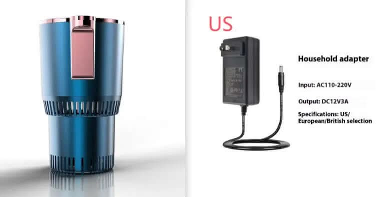 Porte-gobelet chauffant et rafraîchissant 2 en 1 pour voiture, 12 V Les Visionnaires