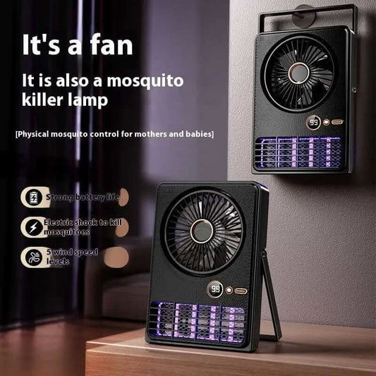 Lampe anti-moustiques en forme de ventilateur pour camping en plein air Les Visionnaires