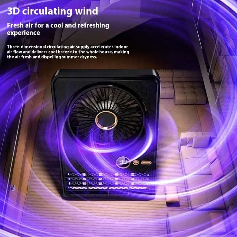 Lampe anti-moustiques en forme de ventilateur pour camping en plein air Les Visionnaires