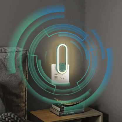 Répulsif Ultrasonique Anti-Moustiques avec Veilleuse LED Les Visionnaires