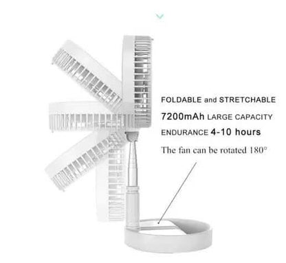 Ventilateur Portable USB Rechargeable - Télescopique Les Visionnaires