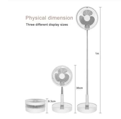 Ventilateur Portable USB Rechargeable - Télescopique Les Visionnaires