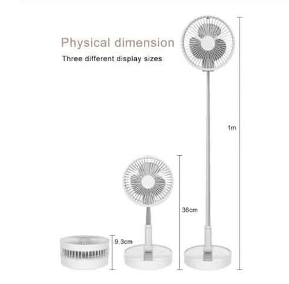Ventilateur Portable USB Rechargeable - Télescopique Les Visionnaires