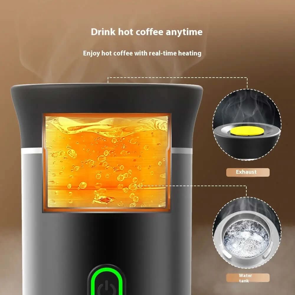 Electric Grinder Coffee Travel Handy 3 In1 Espresso Portable Coffee Espresso Maker Machine Cafe Portable Capsule Coffee Machine Kitchen Gadgets Les Visionnaires