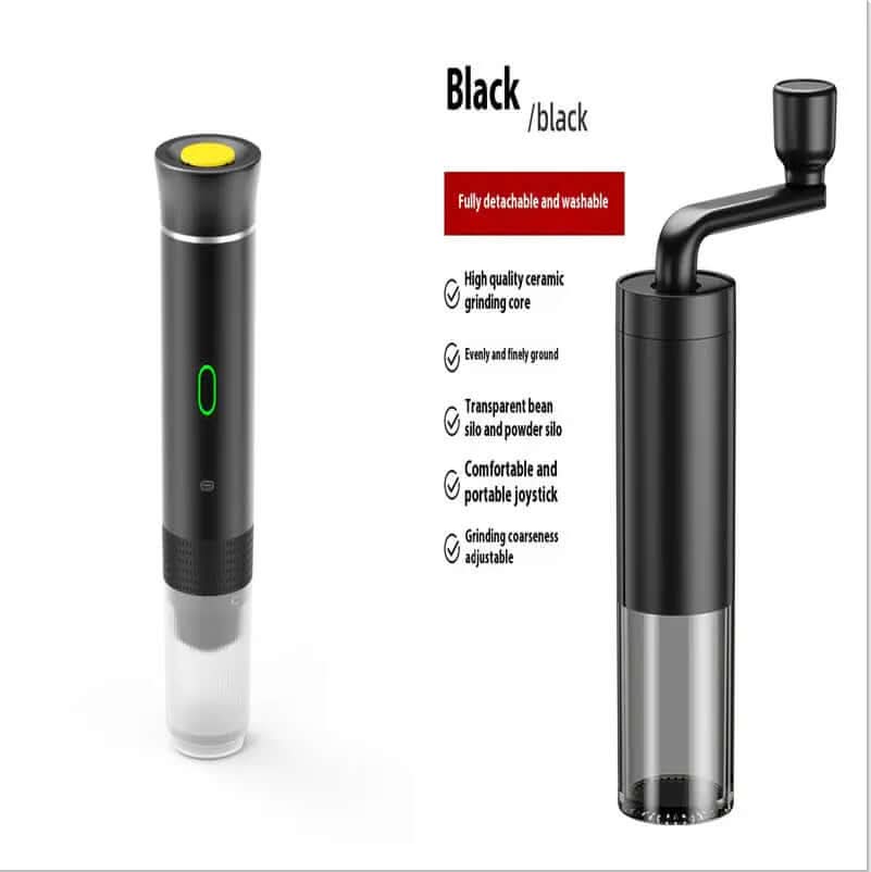 Electric Grinder Coffee Travel Handy 3 In1 Espresso Portable Coffee Espresso Maker Machine Cafe Portable Capsule Coffee Machine Kitchen Gadgets Les Visionnaires