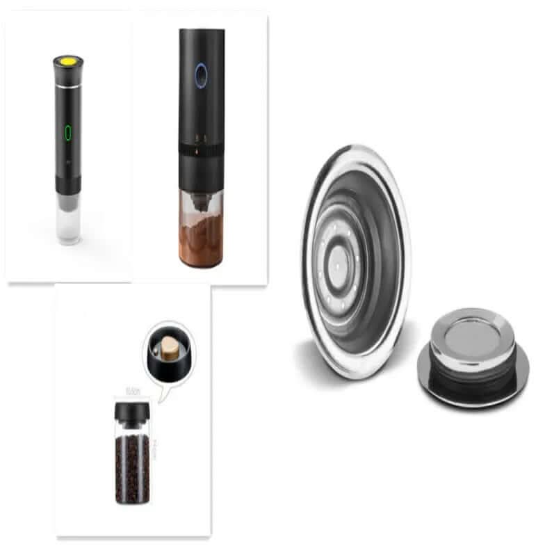Electric Grinder Coffee Travel Handy 3 In1 Espresso Portable Coffee Espresso Maker Machine Cafe Portable Capsule Coffee Machine Kitchen Gadgets Les Visionnaires