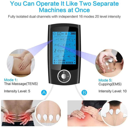Appareil de physiothérapie numérique TENS EMS Les Visionnaires
