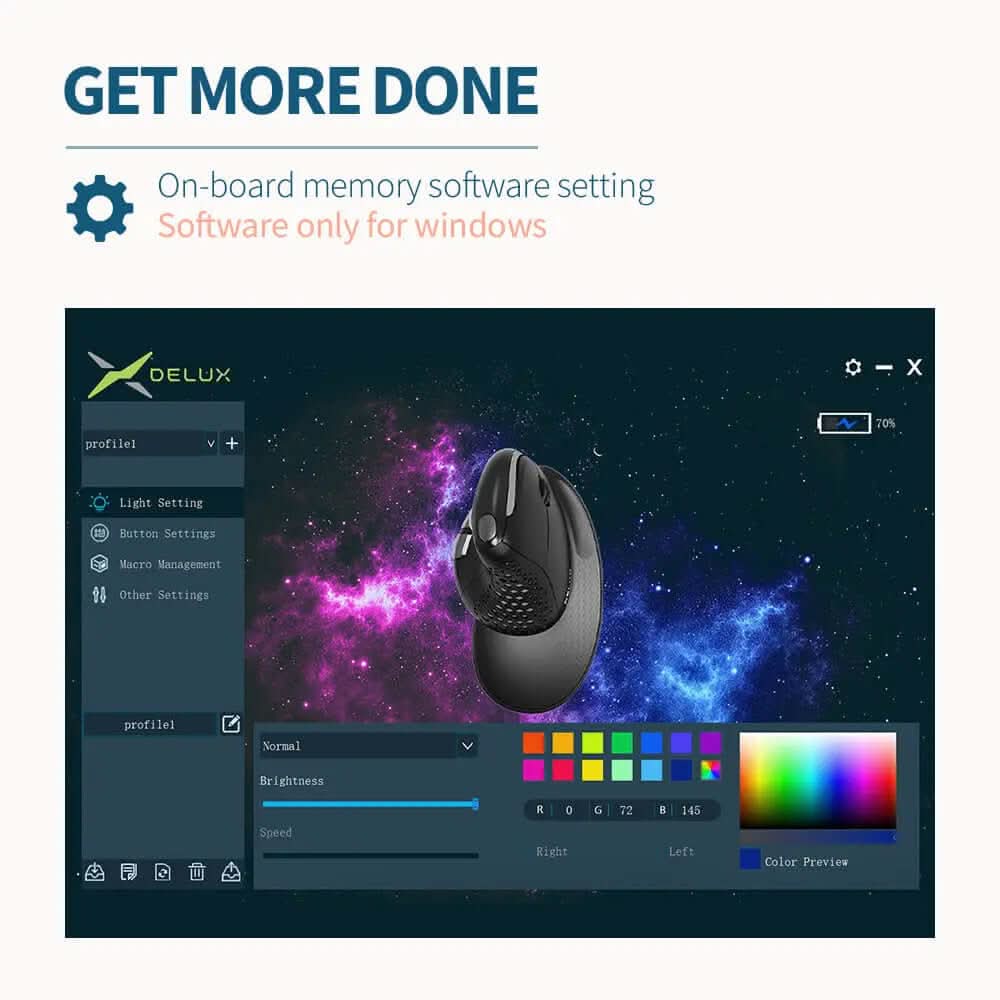 Souris ergonomique verticale M618XSD Les Visionnaires