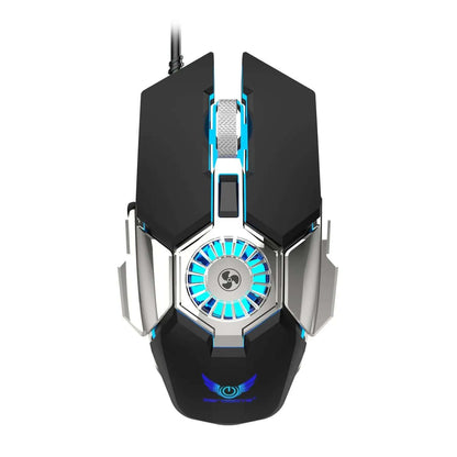 Souris filaire RGB lumineuse avec programmation macro Les Visionnaires