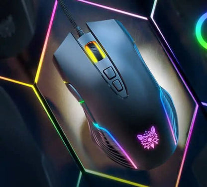 Souris gaming filaire avec éclairage RGB Les Visionnaires