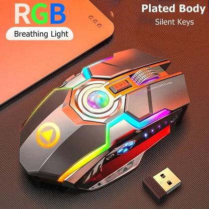 Souris gaming sans fil RGB rechargeable Les Visionnaires