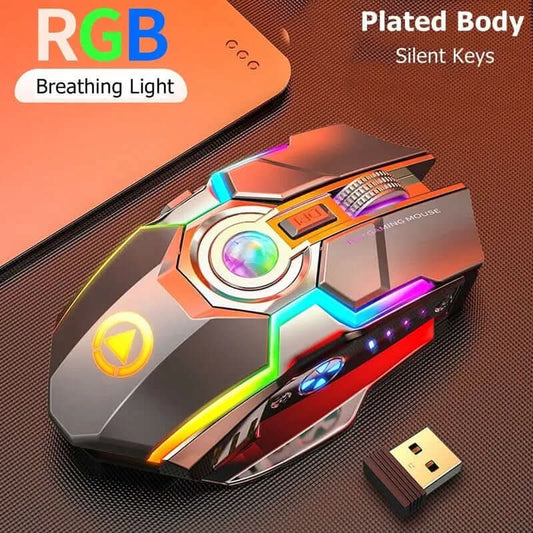 Souris gaming sans fil RGB rechargeable Les Visionnaires