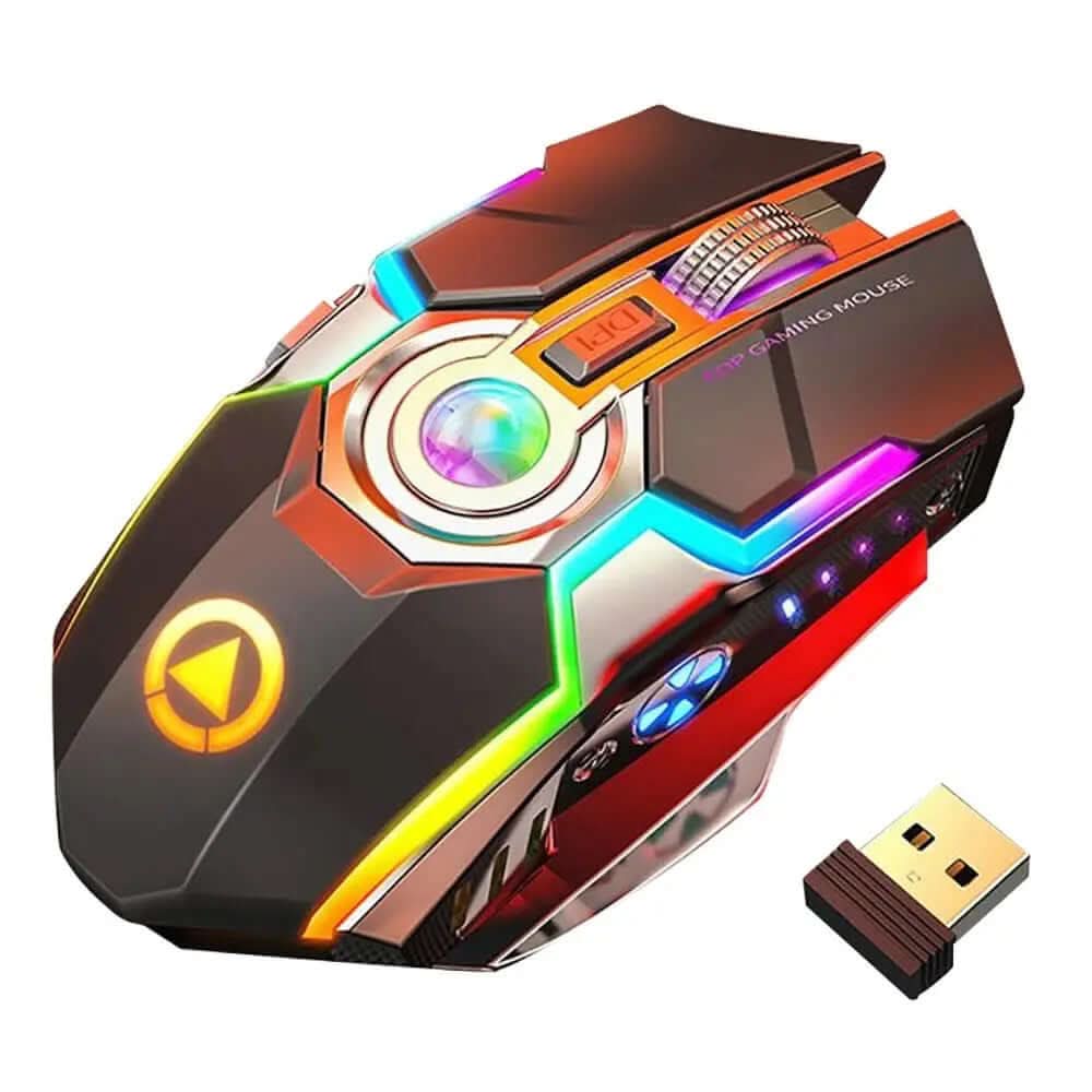 Souris gaming sans fil RGB rechargeable Les Visionnaires