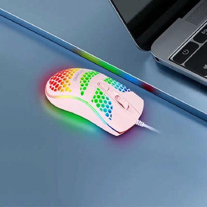 Souris USB filaire perforée pour la maison Les Visionnaires