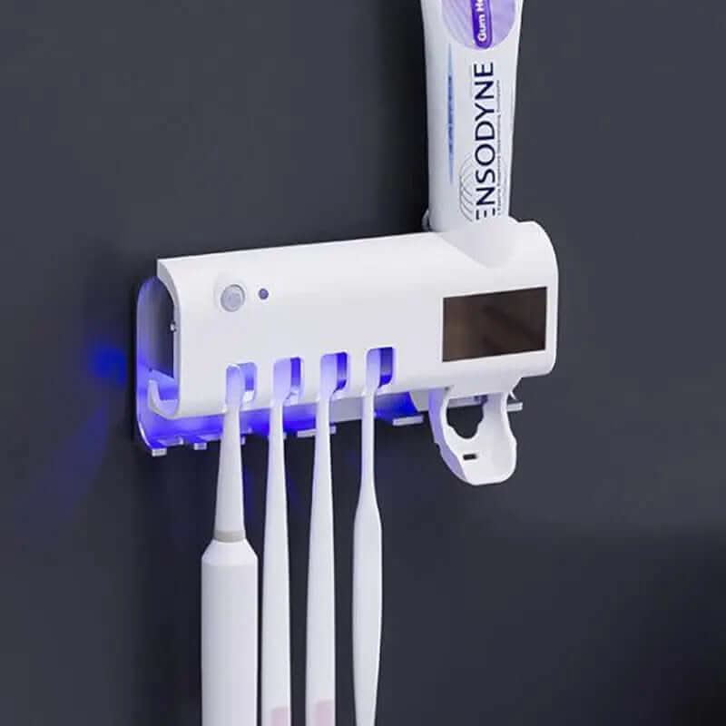Stérilisateur de brosse à dents UV intelligent avec distributeur automatique de dentifrice Les Visionnaires