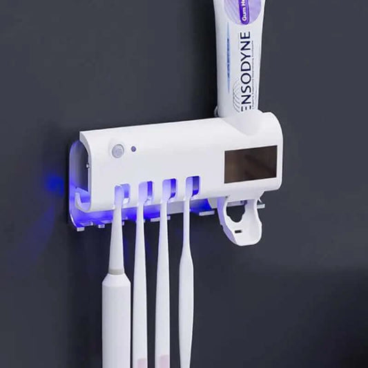 Stérilisateur de brosse à dents UV intelligent avec distributeur automatique de dentifrice Les Visionnaires