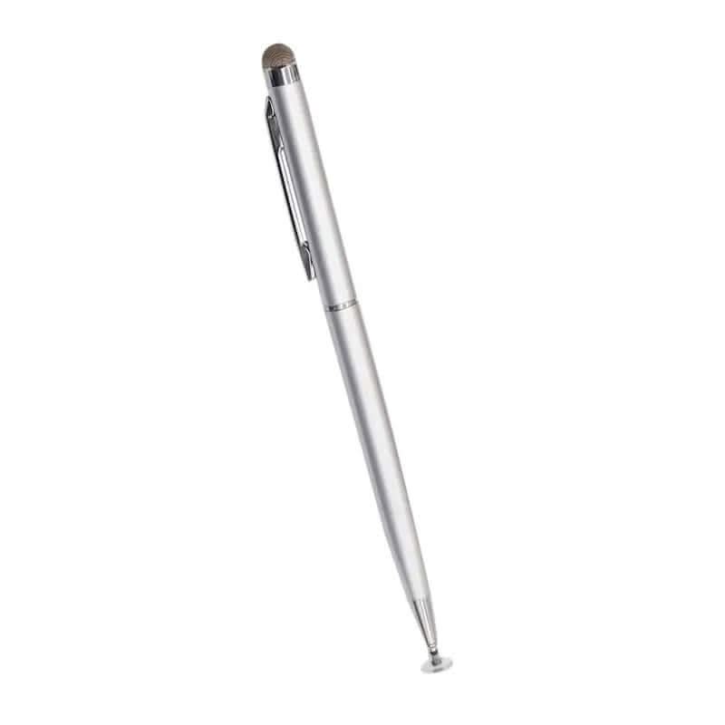 Stylet capacitif 2-en-1 à pointe tissu et disque transparent ️ Les Visionnaires