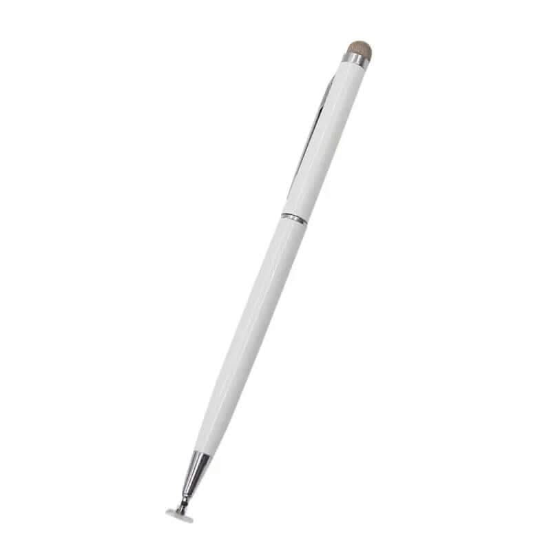 Stylet capacitif 2-en-1 à pointe tissu et disque transparent ️ Les Visionnaires