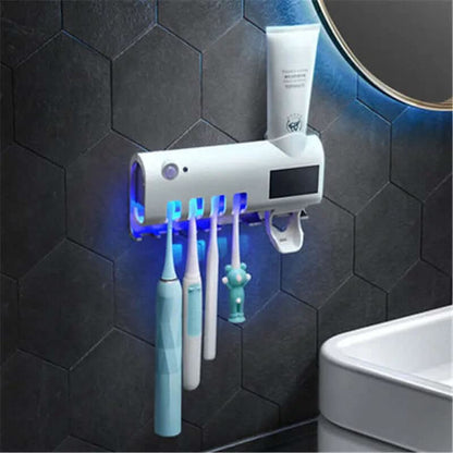 Support de Brosse à Dents avec Distributeur de Dentifrice Les Visionnaires