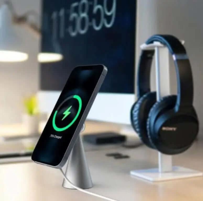 Support de téléphone magnétique avec chargeur sans fil Les Visionnaires