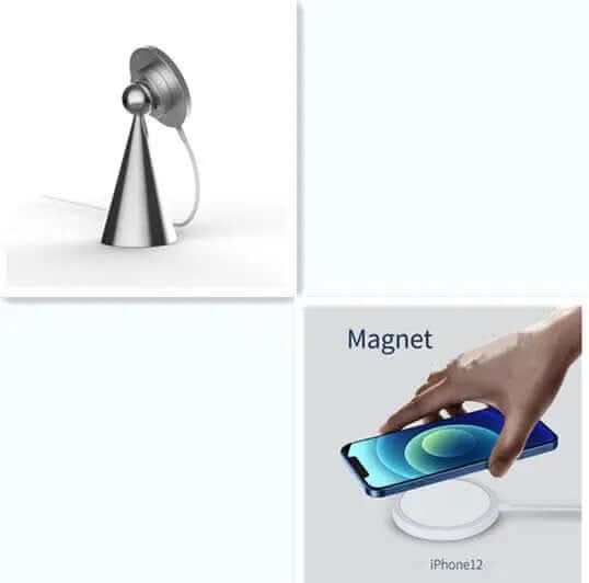 Support de téléphone magnétique avec chargeur sans fil Les Visionnaires