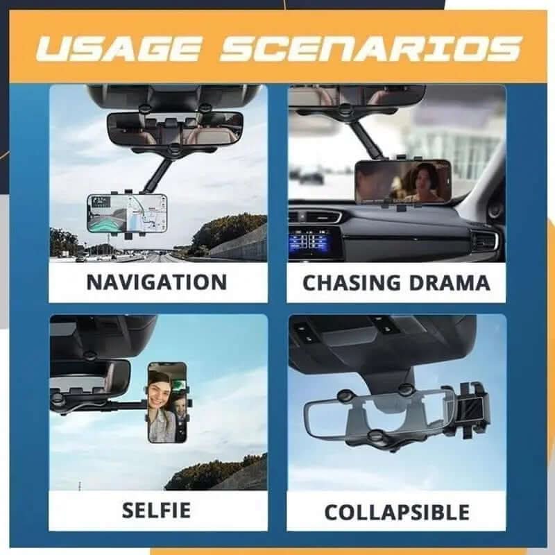 Support de téléphone pour rétroviseur de voiture Les Visionnaires