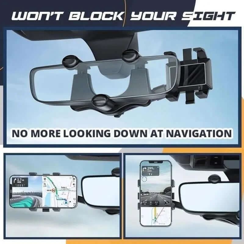 Support de téléphone pour rétroviseur de voiture Les Visionnaires