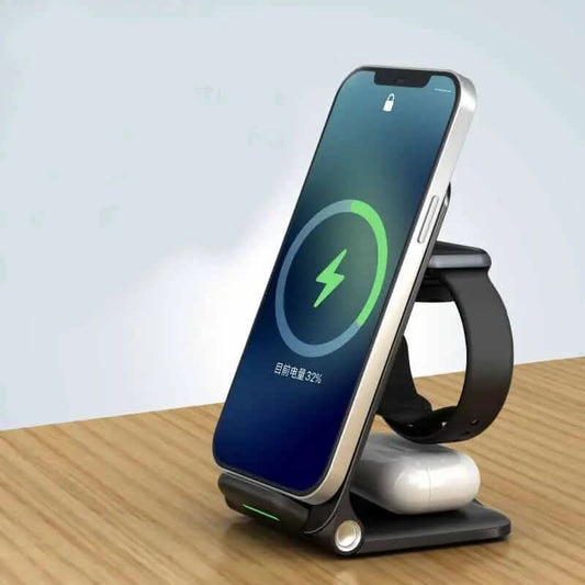 Chargeur Sans Fil Multifonction 3-en-1 Les Visionnaires