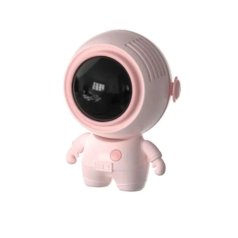ventilateur de cou personnel rechargeable USB avec design d'astronaute Les Visionnaires
