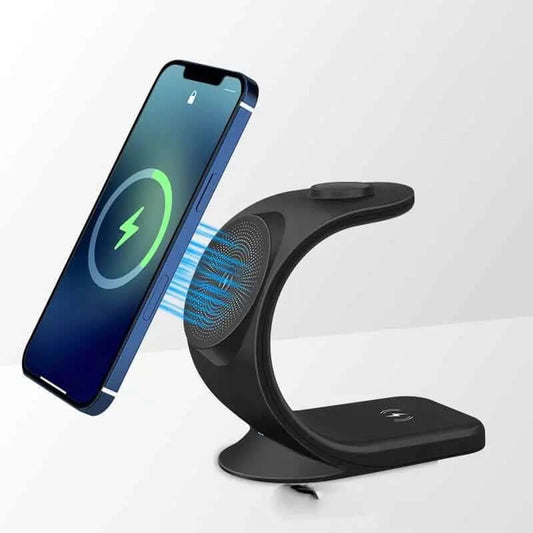 Chargeur Sans Fil Vertical 3-en-1 Les Visionnaires
