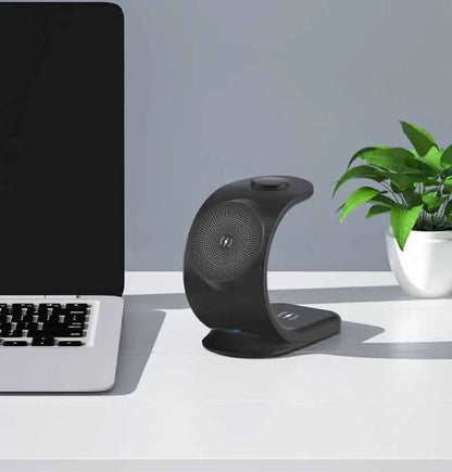 Chargeur Sans Fil Vertical 3-en-1 Les Visionnaires