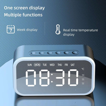 Desktop Alarm Clock Bluetooth Wireless Audio Les Visionnaires
