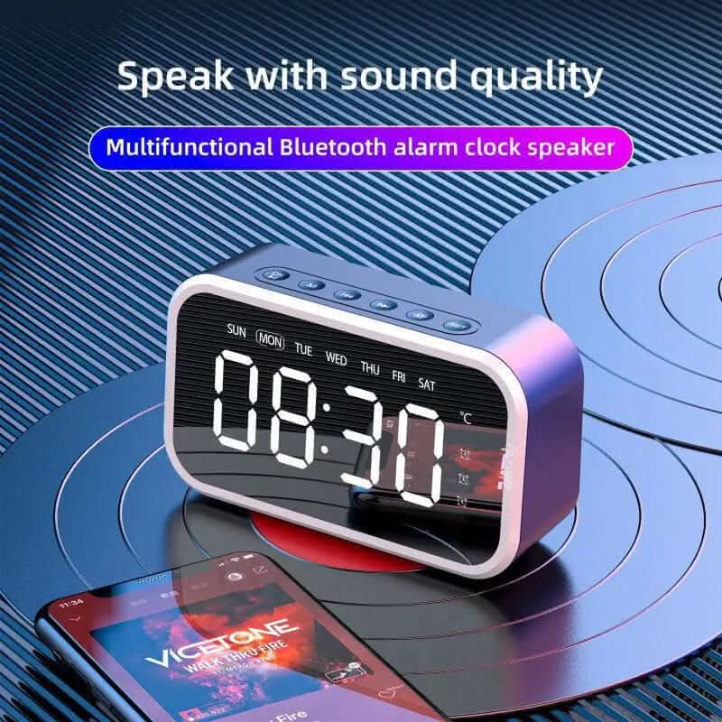 Desktop Alarm Clock Bluetooth Wireless Audio Les Visionnaires