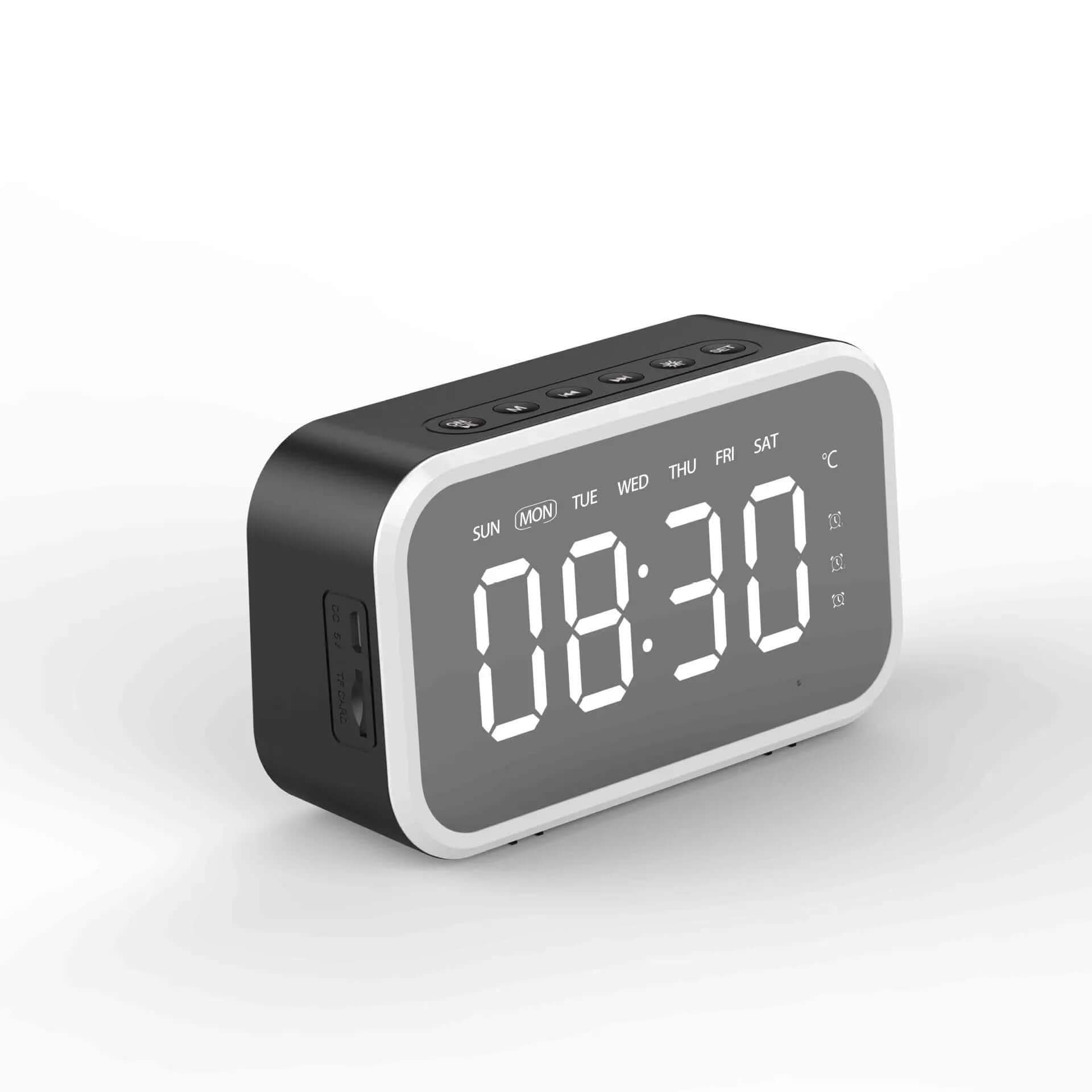Desktop Alarm Clock Bluetooth Wireless Audio Les Visionnaires