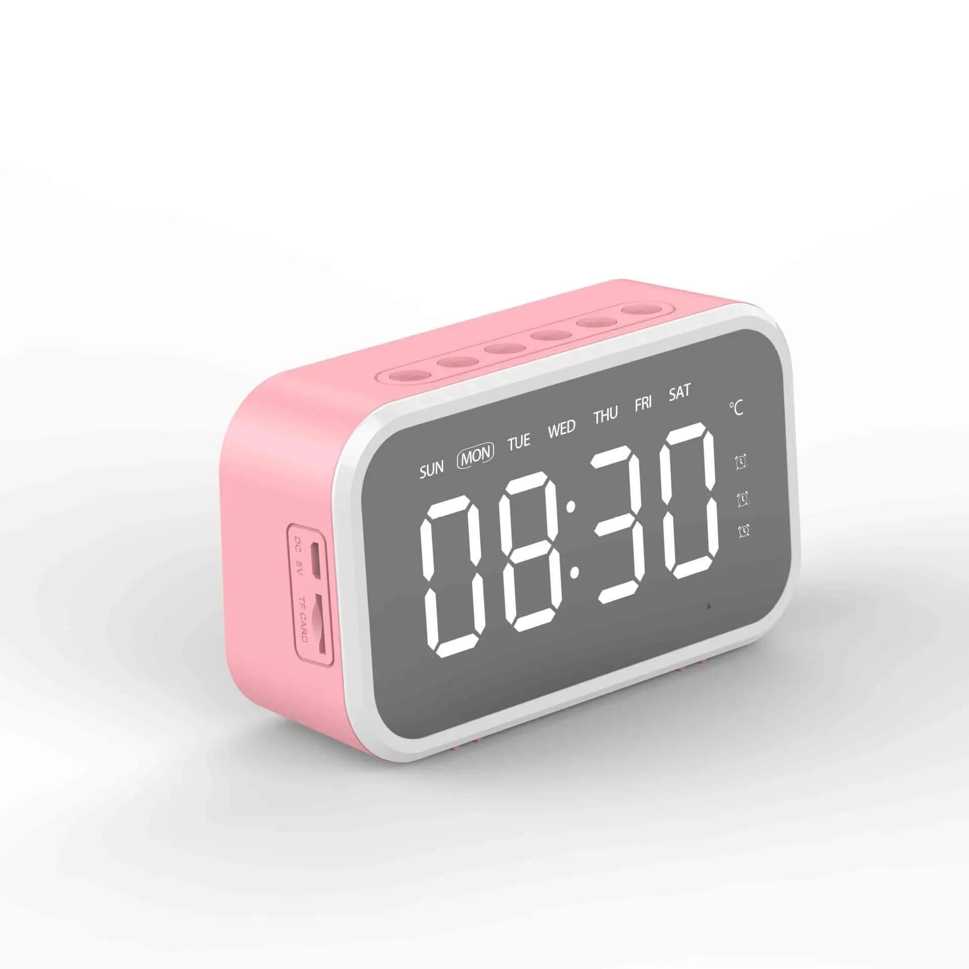 Desktop Alarm Clock Bluetooth Wireless Audio Les Visionnaires