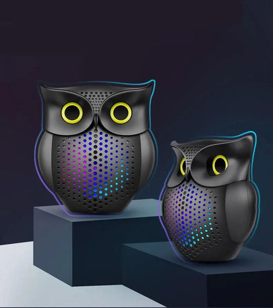 Enceinte Bluetooth sans fil motif hibou créatif Les Visionnaires