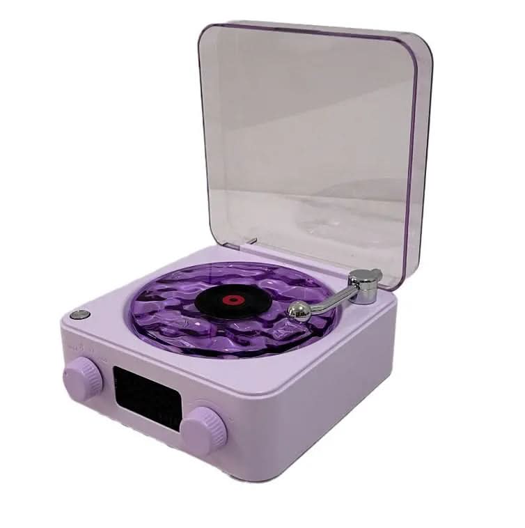 Platine vinyle rétro sans fil Bluetooth 5.0 Les Visionnaires