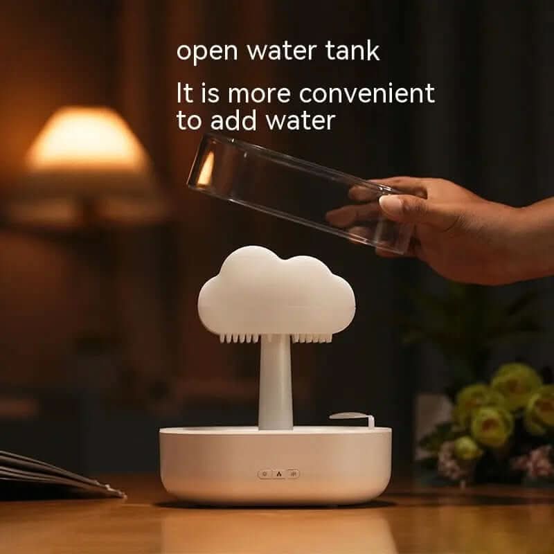 humidificateur veilleuse style nuage de pluie Les Visionnaires