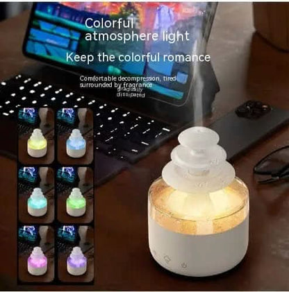 humidificateur veilleuse style nuage de pluie Les Visionnaires