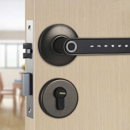 verrou intelligent avec empreinte digitale et mot de passe Les Visionnaires
