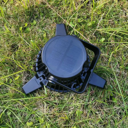 Ventilateur de camping solaire pliable avec lumière LED Les Visionnaires