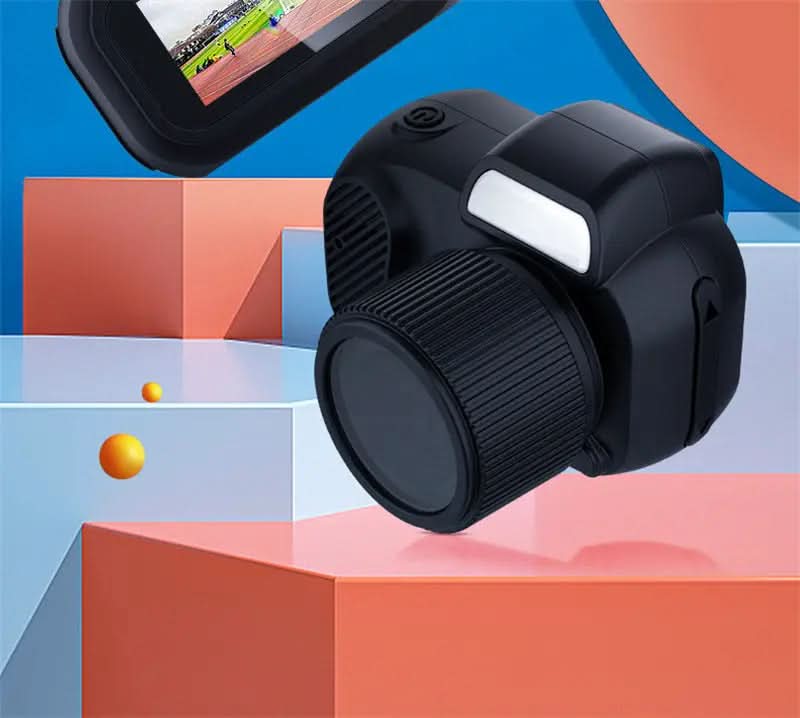 Mini caméra rétro avec écran, pour intérieur et extérieur, HD Les Visionnaires