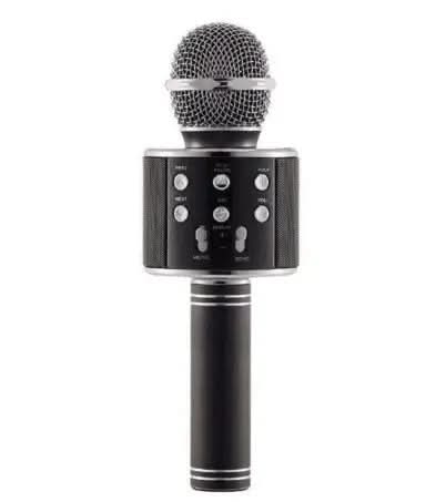 Microphone sans fil Bluetooth portable pour karaoké à domicile Les Visionnaires