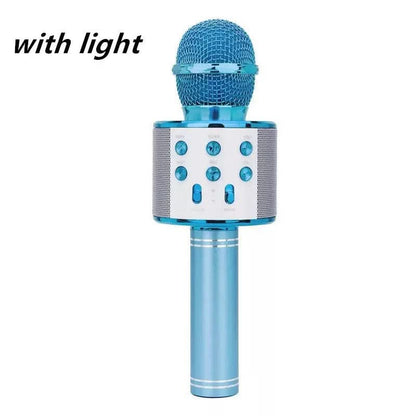 Microphone sans fil Bluetooth portable pour karaoké à domicile Les Visionnaires