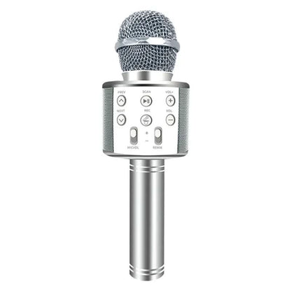 Microphone sans fil Bluetooth portable pour karaoké à domicile Les Visionnaires