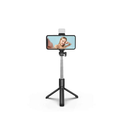 Perche à selfie avec lumière LED Bluetooth Les Visionnaires