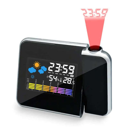 Réveil LED avec Projection et Station Météo Les Visionnaires
